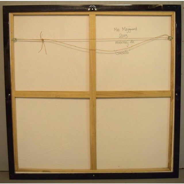 Mie Majgaard, Gazelle, Mixed Media on Canvas, 2013 For Sale - Image 8 of 9