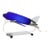 Vintage Chrome & Cobalt Blue Art Deco Dc-3 Airplane Table Lamp C1977 For Sale