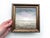 Framed Moody Landscape Original Painting Miniature by Artist Valeriya S For Sale - Image 6 of 9