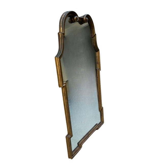 Neoclassical Vintage Neoclassical Italian Palladian Arched Mirror With Gilded Frame For Sale - Image 3 of 11