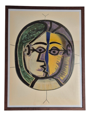 After Pablo Picasso, Céramiques De Picasso, 1948, Polychrome Print, Framed