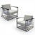 Contemporary Industrial Modern Bernhardt Dekker Lounge Chairs, a Pair For Sale - Image 3 of 13
