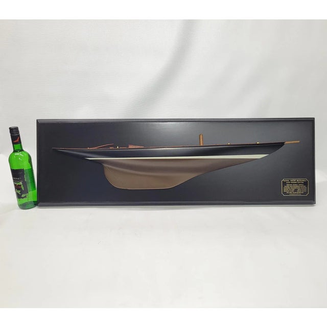 Half Model of the King’s Yacht Britannia For Sale In Boston - Image 6 of 12