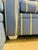 2020s Coastal Blue & Yellow Stripe Sofa Pull Out Sleeper Couch For Sale - Image 5 of 6