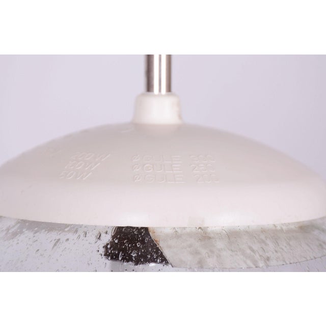 Mid-Century Chandelier in Chromed Steel, Plastic and Glass, Czech, 1960s For Sale - Image 4 of 9
