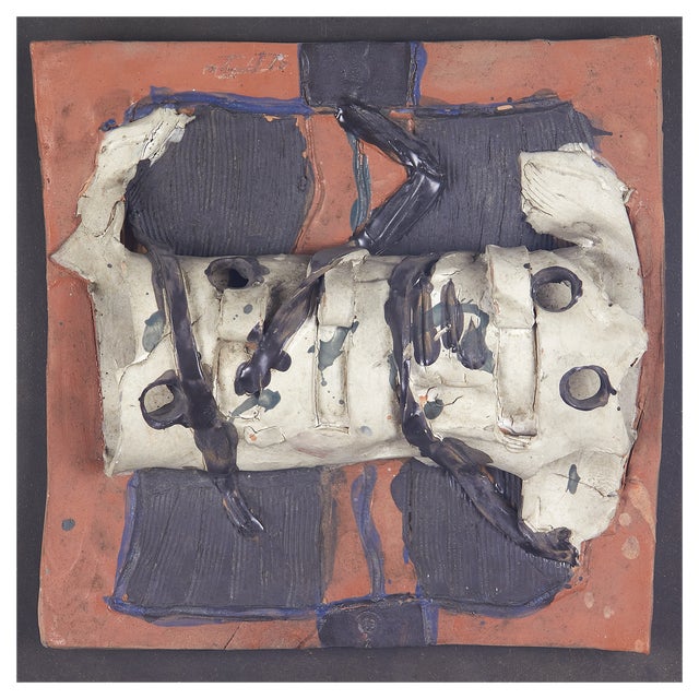 Adriano Tuninetto, Wall Sculpture, 1970s, Terracotta For Sale