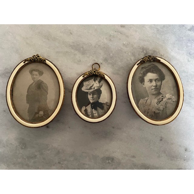 Trio of Vintage Brass Picture Frames Chairish