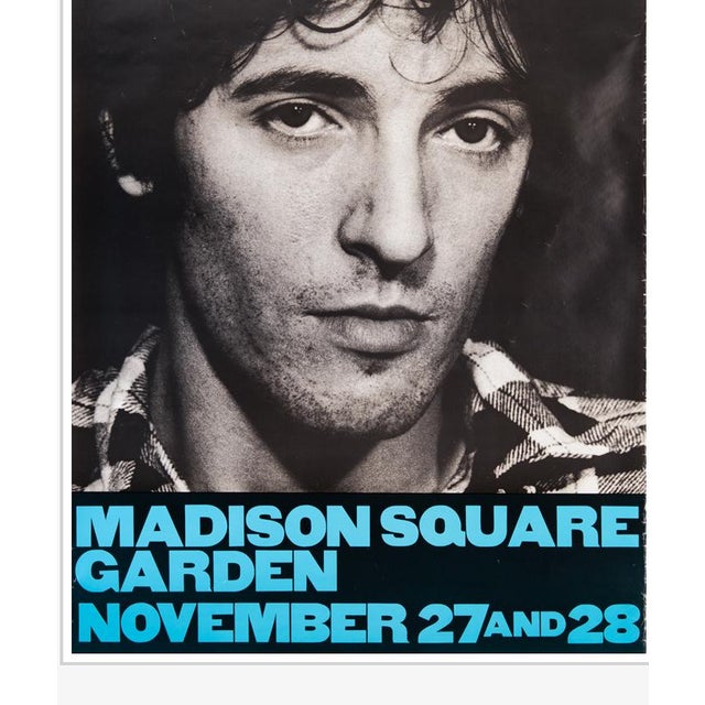 Bruce Springsteen Vintage The River Tour Poster 1980 Original vintage One Sheet poster. Framed in a solid black wood frame...