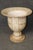Pair Vintage Tessellated Travertine Campana Urns Planters For Sale - Image 9 of 10