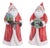 Hooded Terracotta Santa Figurine (Set of 2) For Sale