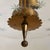 1940s Mid-Century Modern Italian Glass + Brass Chandelier with Star Motifs For Sale In Chicago - Image 6 of 10