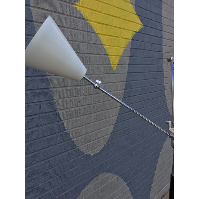 1960s Mid-Century Modern Triennial Floor Lamp, Attributed to Angelo Lelii for Arredoluce For Sale - Image 10 of 12