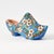 French Pottery Shoe from Longwy, 1930s, in Very Good conditions. Designed 1890 to 1919 This piece has an attribution mark,...