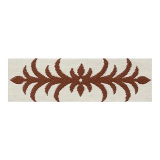 Sample - Schumacher X Celerie Kemble Acanthus Tape in Nutmeg For Sale