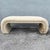Postmodern Postmodern Haitian Cotton Upholstered Flared Waterfall Bench For Sale - Image 3 of 9