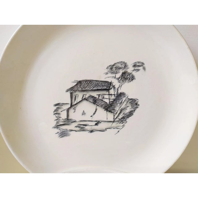 Plates by Guido Andlovitz for S.C.I. Laveno, 1940s, Set of 12 For Sale - Image 3 of 5