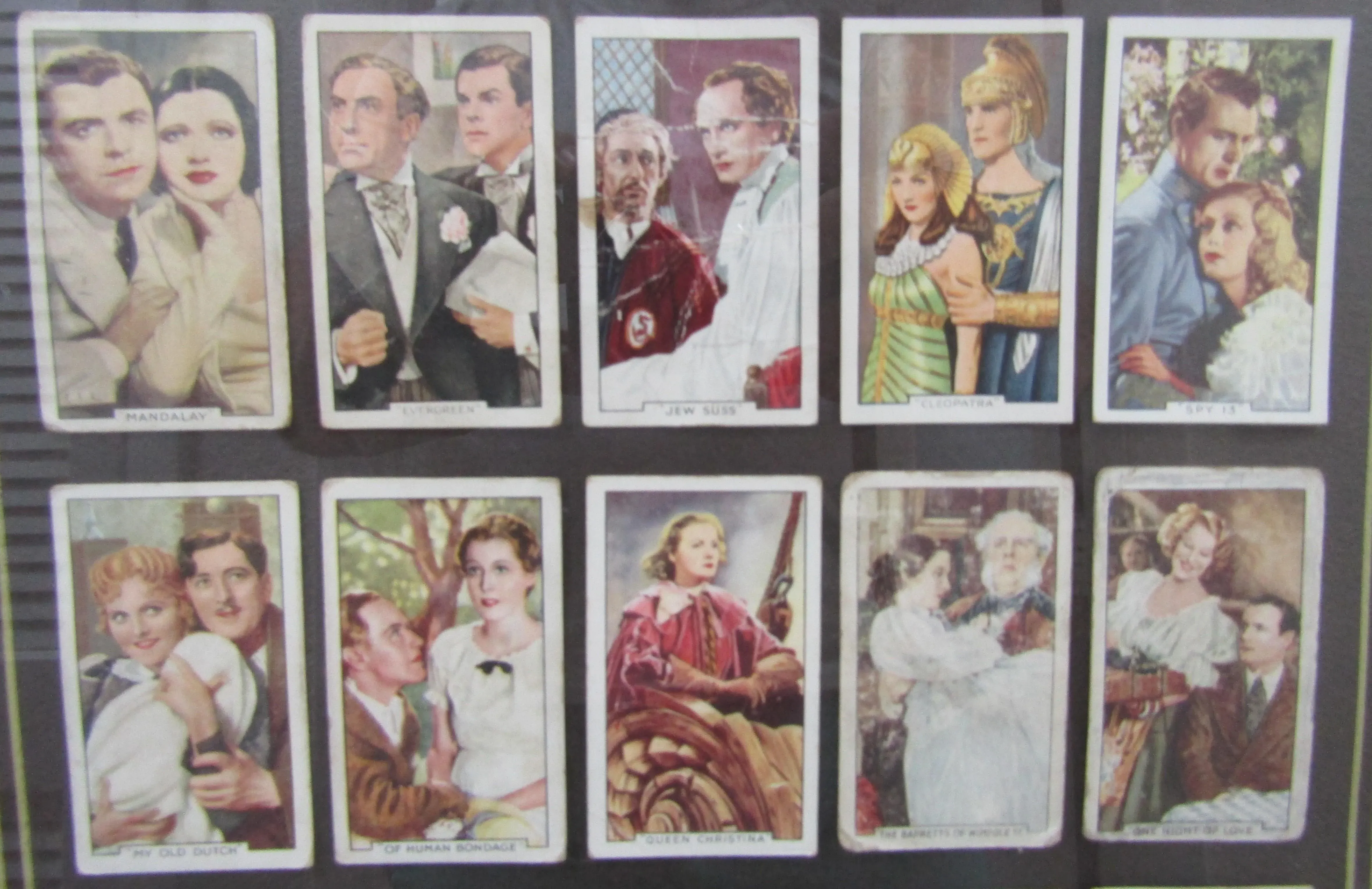 Antique Framed Will's Cigarettes Cards W.D. & H.O. Wills Circa 1900