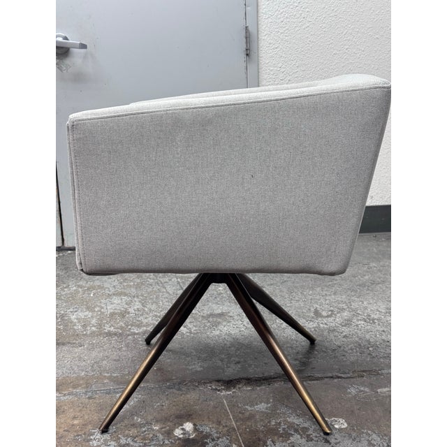 Vig Furniture Riaglow Contemporary Light Grey Fabric Dining Chair For Sale - Image 11 of 12