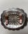 This handmade Navaho Silver belt buckle is adorned with a turquoise cabouchon. It is signed by TJP by the Navaho artist.