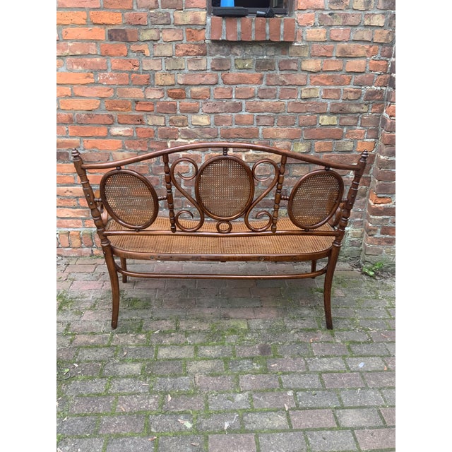 Antique Sofa in Bentwood from Thonet, 1890 For Sale - Image 12 of 15