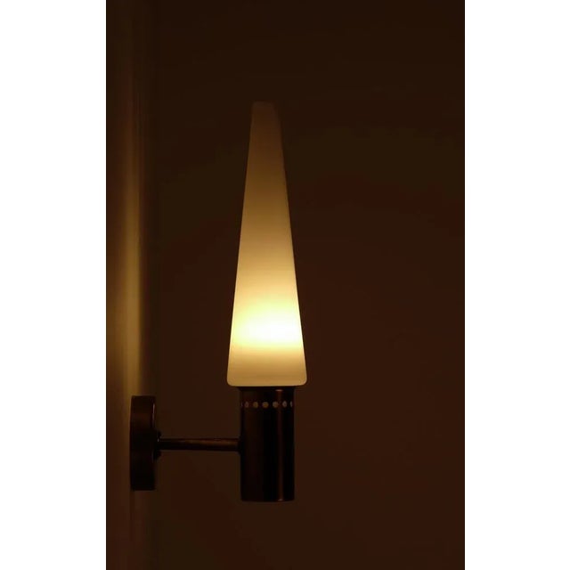 Brown Wall Light by Hans-Agne Jakobsson, 1950s For Sale - Image 8 of 9