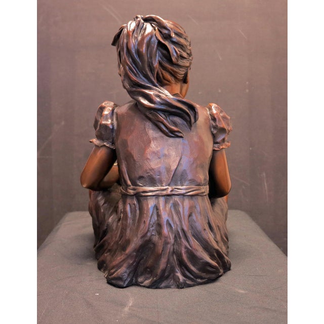 "He Loves Me" Georgene McGonagle Limited Edition Bronze Sculpture, Signed For Sale - Image 4 of 10