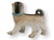 English Antique Staffordshire Porcelain Pug Dog For Sale - Image 3 of 6