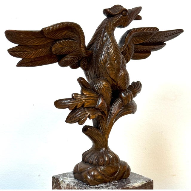 Georgian Carved Mahogany Eagle Ornament, in the Manner of Thomas Chippendale For Sale - Image 13 of 18