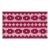 Sample - Schumacher Talitha Tape in Fuchsia on Natural For Sale