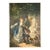 19th Century Rococo Old Love Painting For Sale