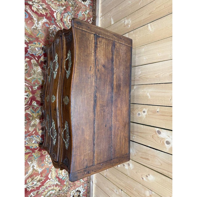 Brown Regency Walnut Chest of Drawers For Sale - Image 8 of 11