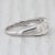 Metal Vintage 0.25ctw Diamond Ring 14k White Gold Size 6 Anniversary Wedding Band For Sale - Image 7 of 8