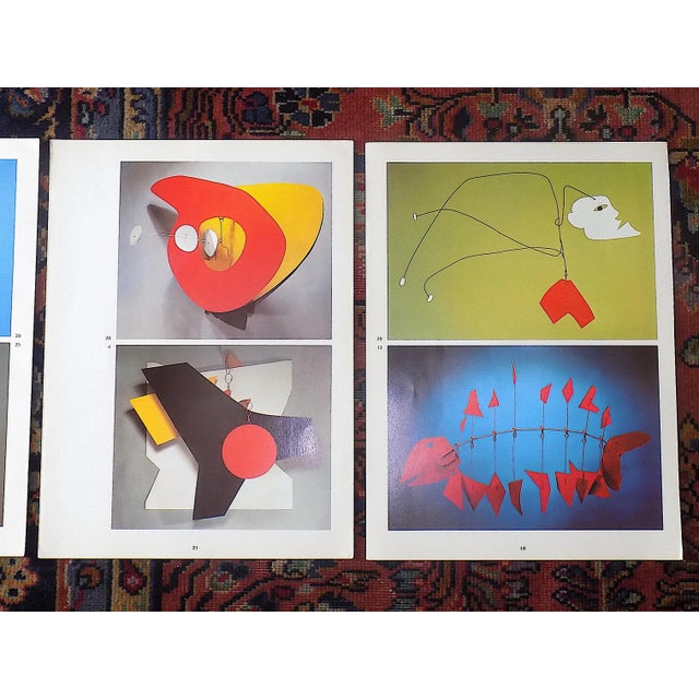 Abstract Vintage Alexander Calder Photographic Prints of Mobiles/Stabiles From Derriere Le Miroir - Set of 3 For Sale - Image 3 of 6