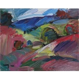 Image of Contemporary Impressionist Style Landscape Oil Painting by Jose Trujillo For Sale