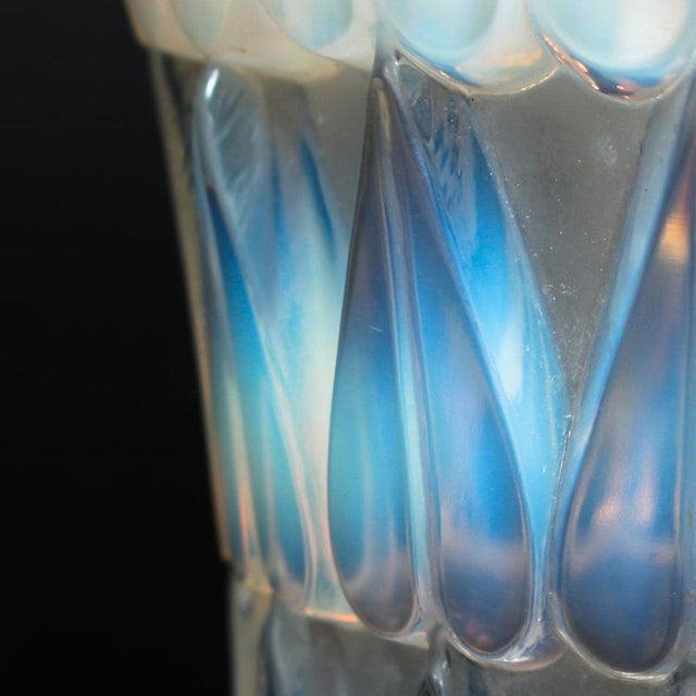 Blue Vintage Blue Vase, 1930s For Sale - Image 8 of 11