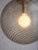 Murano Gold Swirl Glass Globe Pendant Light For Sale In New York - Image 6 of 10