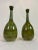 Ceramic Green Vases with Crackle Glaze and Aged Green Finish - a Pair For Sale - Image 7 of 11