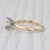 2010s 0.74ct Round Diamond Solitaire Engagement Ring 14k White Yellow Gold Size 4.75 For Sale - Image 5 of 8