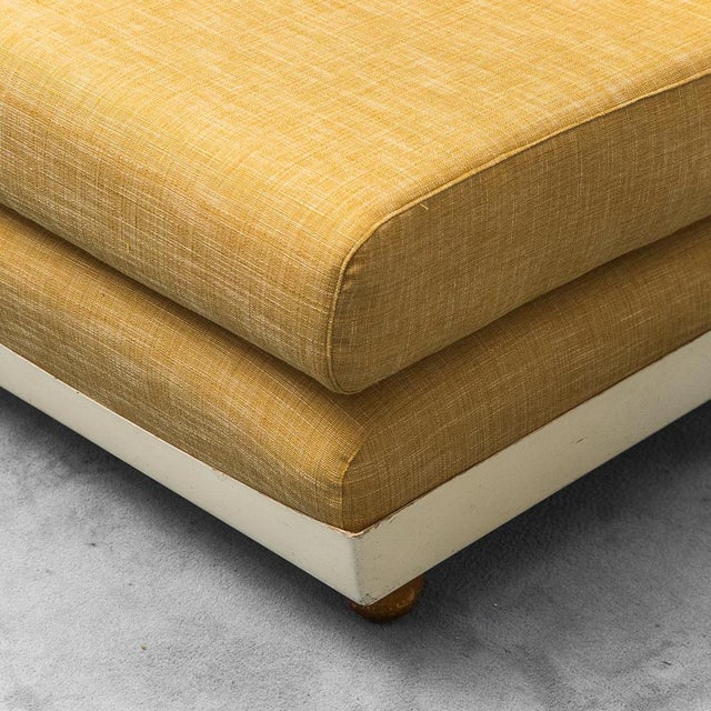 Yellow Fabric and Plastic Armchairs, 1970s, Set of 2 For Sale - Image 4 of 12