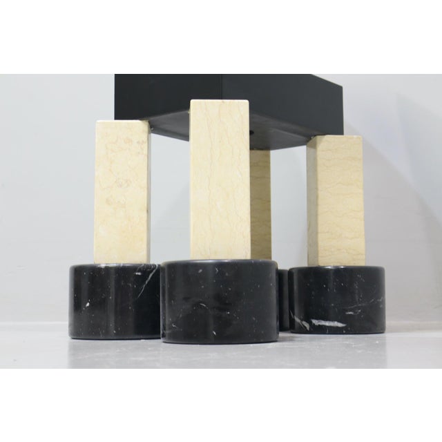 Brown Mod. Demistella Demilune Console Table by Ettore Sottsass for Up&Up, 1985 For Sale - Image 8 of 15