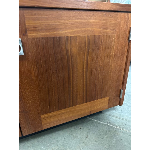 1960s Gorgeous Danish Modern Teak Coffee Table on Casters For Sale - Image 11 of 12