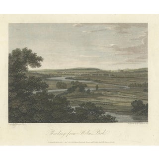 After Thomas Hearne, Reading from Holm Park Landscape, Engraving, 1803 For Sale