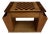 Fun MCM Oak Chess/Checkers Game Table With Magazine Racks For Sale