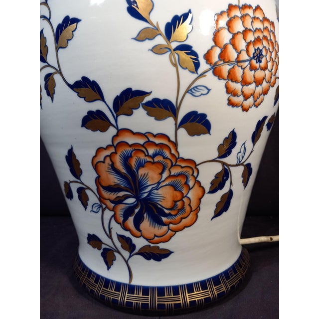 Orange Table Lamp by Sevres For Sale - Image 8 of 15