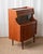 1960s Danish Teak Secretary Desk Attributed to Gunnar Falsig - Sliding Glass Doors For Sale - Image 10 of 18