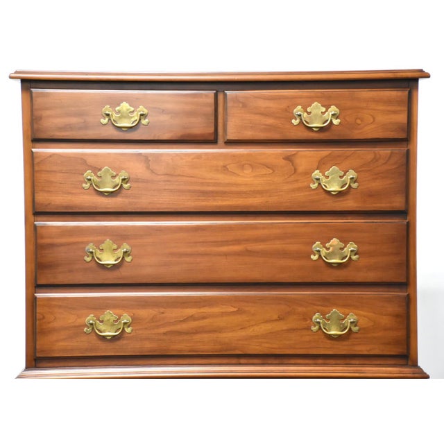 Henkel Harris Solid Cherry Tall Dresser Chairish