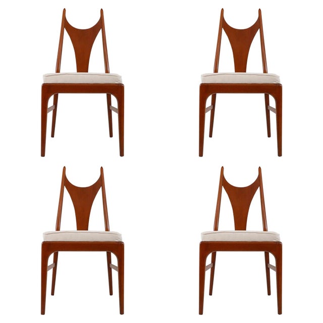 1960s Midcentury Eugenio Escudero Mexican Chairs - Set of 4 For Sale - Image 5 of 5