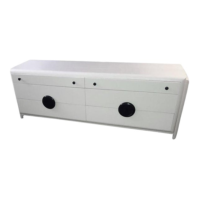 Vintage Harold Schwartz Romweber White Dresser For Sale