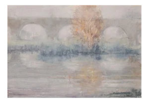 José Luis Sanz Magallon, Impressionist River Scene, 20th-Century, Oil on Canvas, Framed