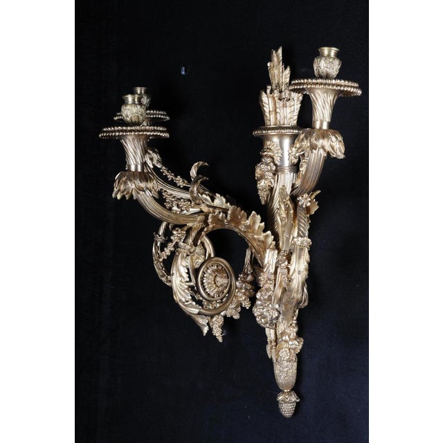 Louis XVI Monumental Bronze Walnut For Sale - Image 16 of 18